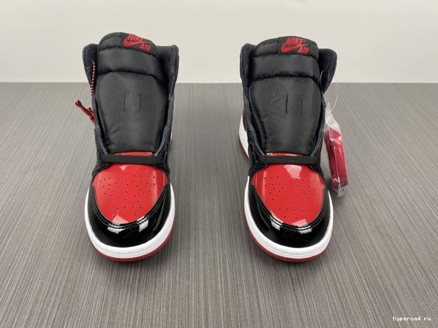 Bred Patent 1 OG Air High Jordan 555088-063 0726
